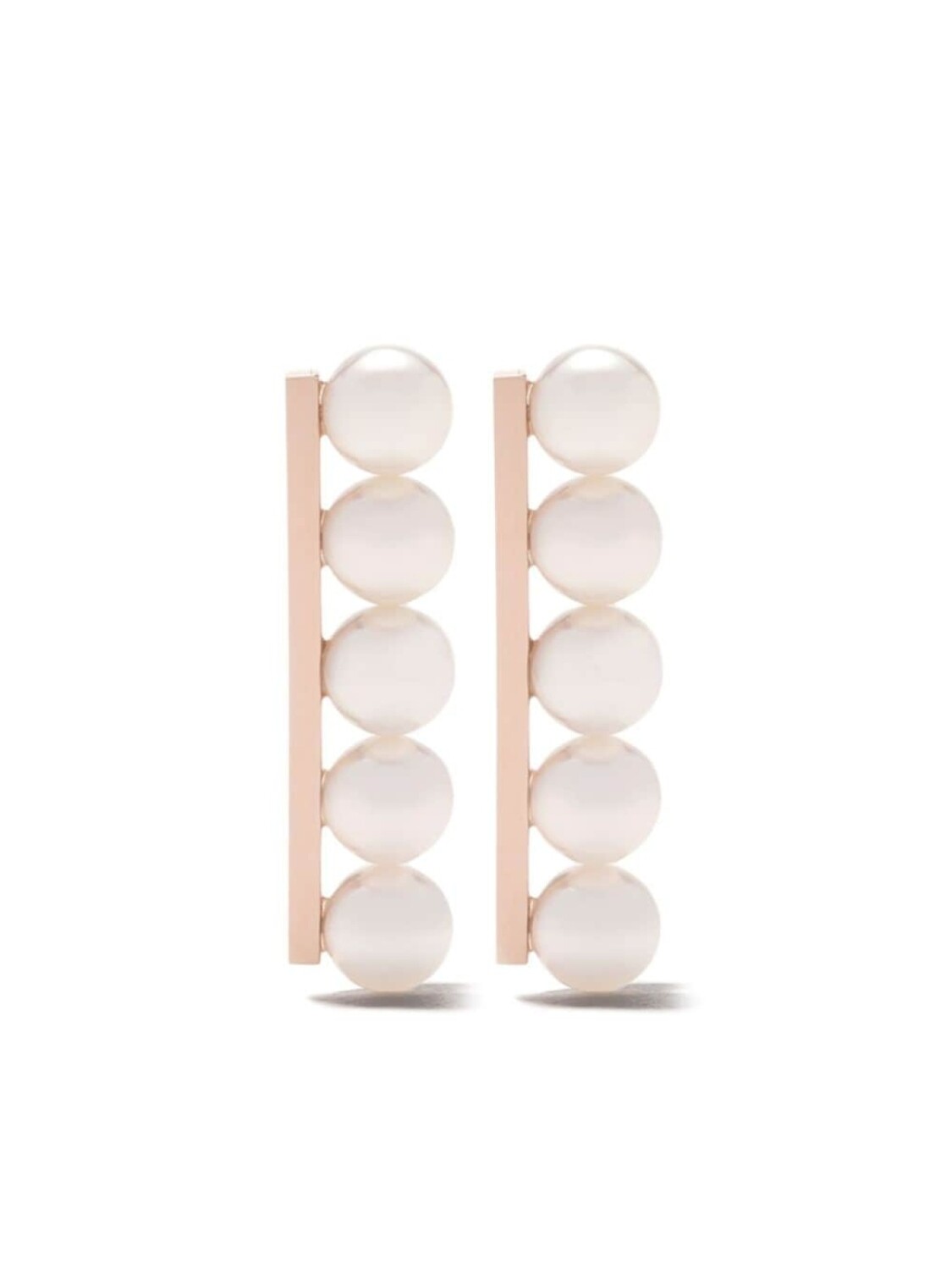 

Серьги Balance из розового золота с жемчугом TASAKI, розовый