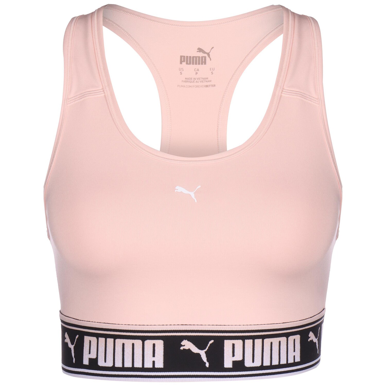 

Бюстгальтер Puma Sport BH Mid Impact Strong, розовый/черный