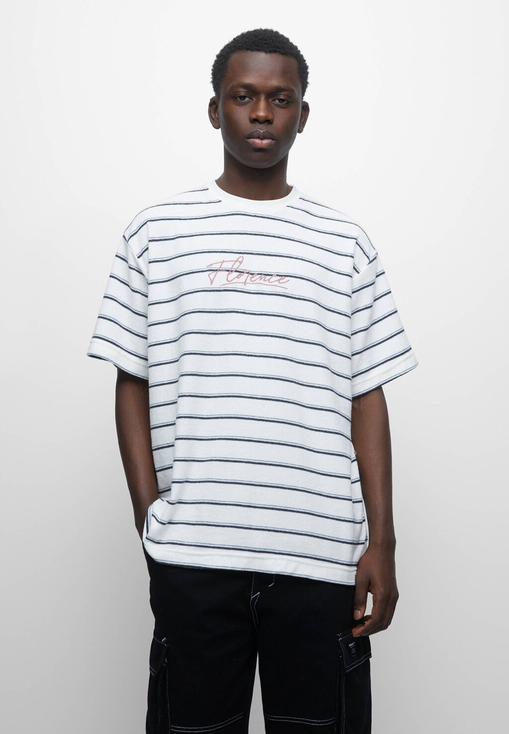 

Футболка с принтом PULL&BEAR, белый