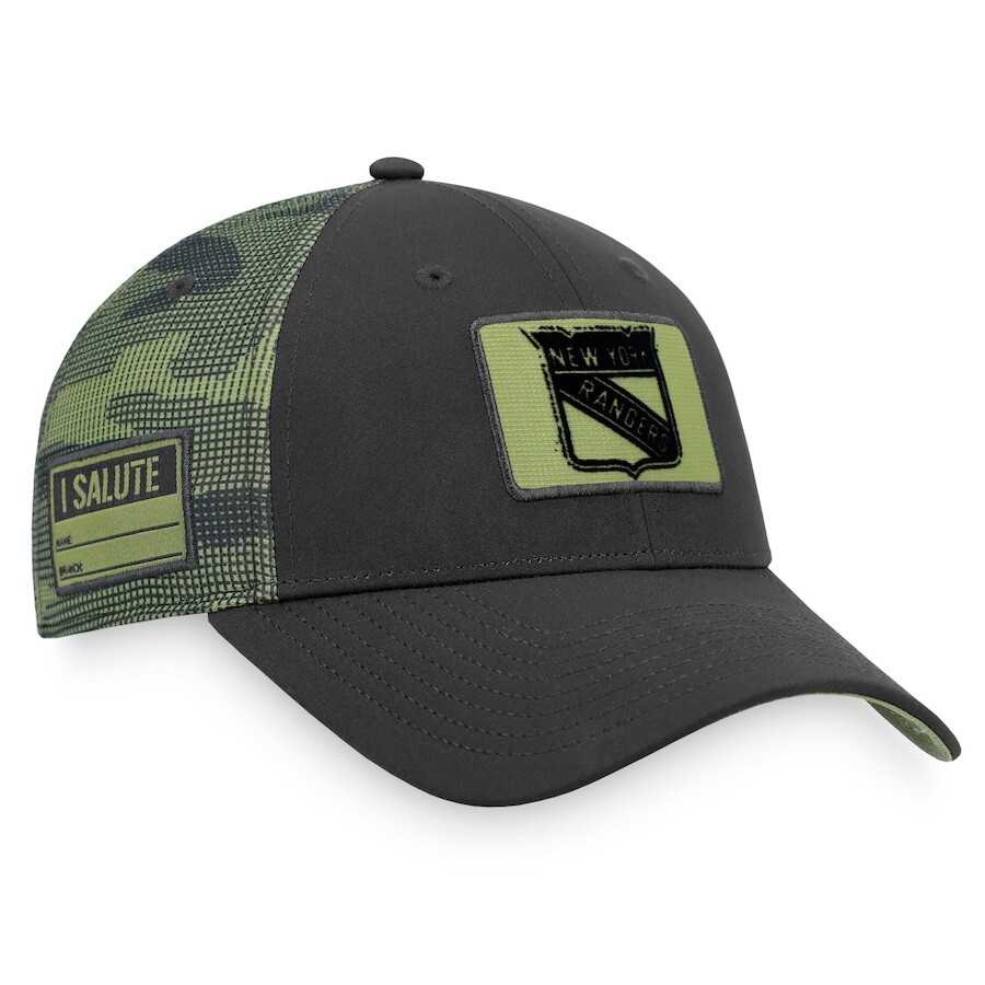 

Бейсболка Fanatics Branded New York Rangers, черный