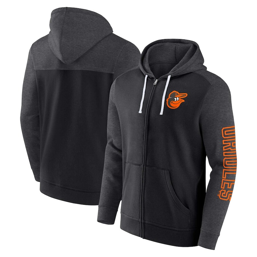 

Толстовка на молнии Fanatics Branded Baltimore Orioles, черный