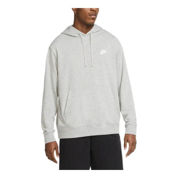 Толстовка Men's Nike Solid Color Logo Printing Hooded Long Sleeves Gray, серый solid color long sleeves