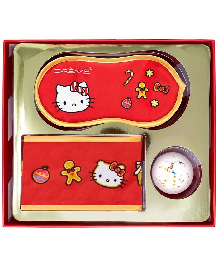 

X Hello Kitty, 3 шт. Спа-набор The Crème Shop