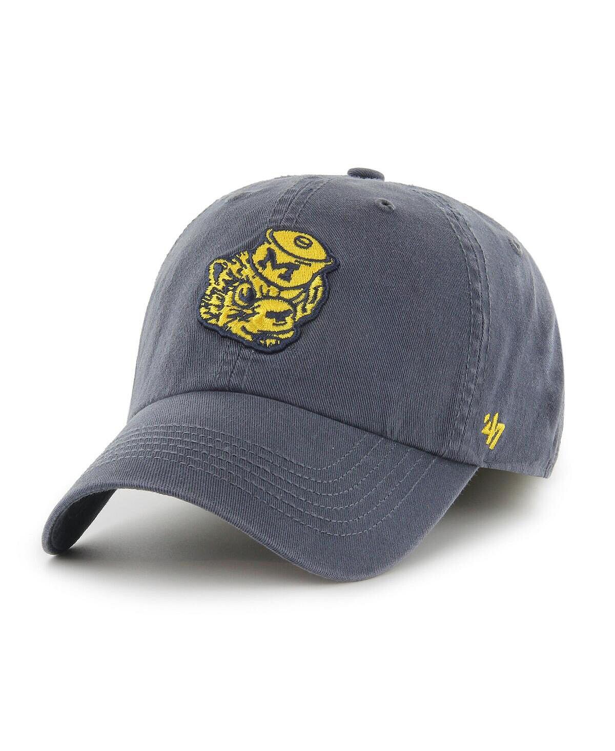 

Мужская темно-синяя приталенная шляпа Michigan Wolverines Franchise '47 Brand
