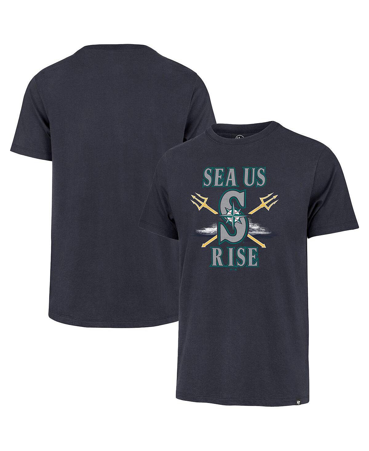 цена Мужская темно-синяя футболка Seattle Mariners HR Celebration '47 Brand