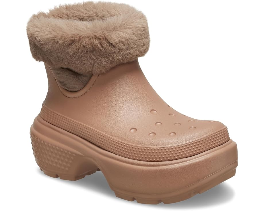 цена Ботинки Crocs Stomp Lined Boot, цвет Cork