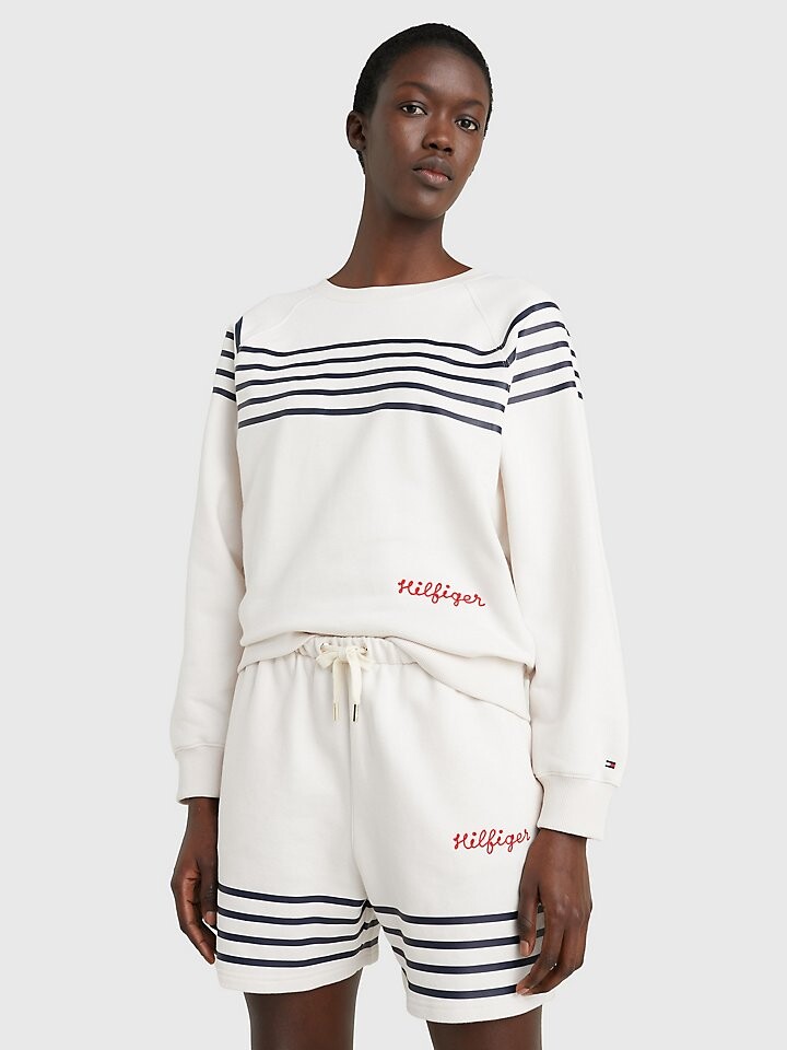 

Толстовка в полоску Hilfiger свободного кроя Tommy Hilfiger