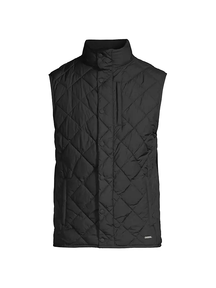 

Стеганый жилет Belmont Mizzen+Main, черный