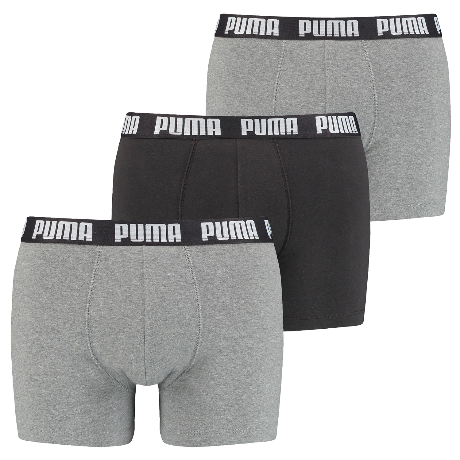 Боксеры Puma Boxershorts PUMA EVERYDAY BOXER 3P, цвет 004 - Grey Combo