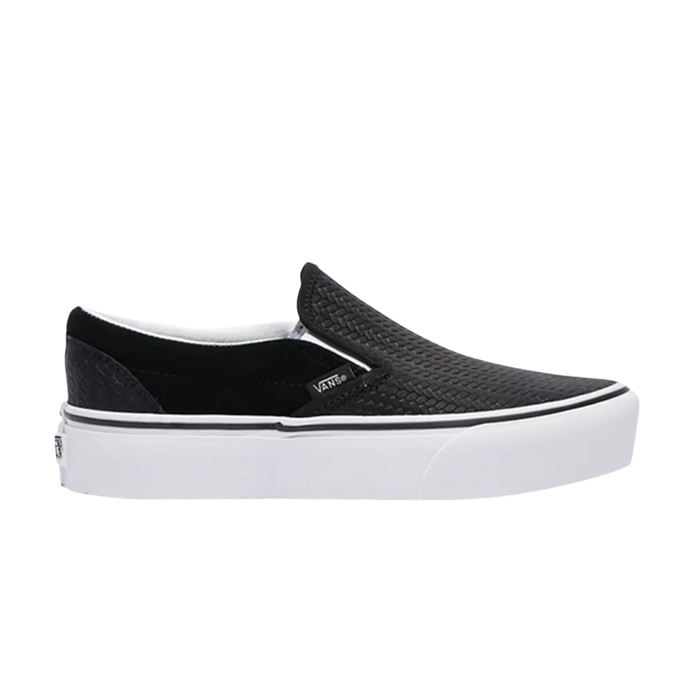 

Кроссовки Classic Slip-On Platform Vans, черный