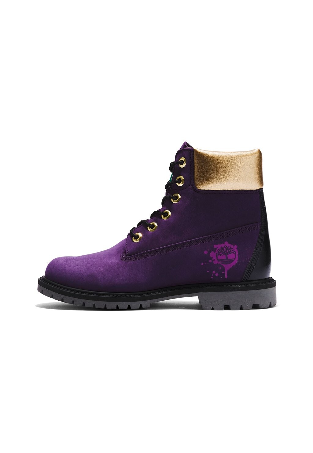 

Ботильоны на платформе Timberland, фиолетовый