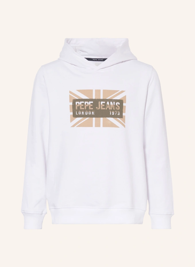 

Толстовка с капюшоном Pepe Jeans, белый