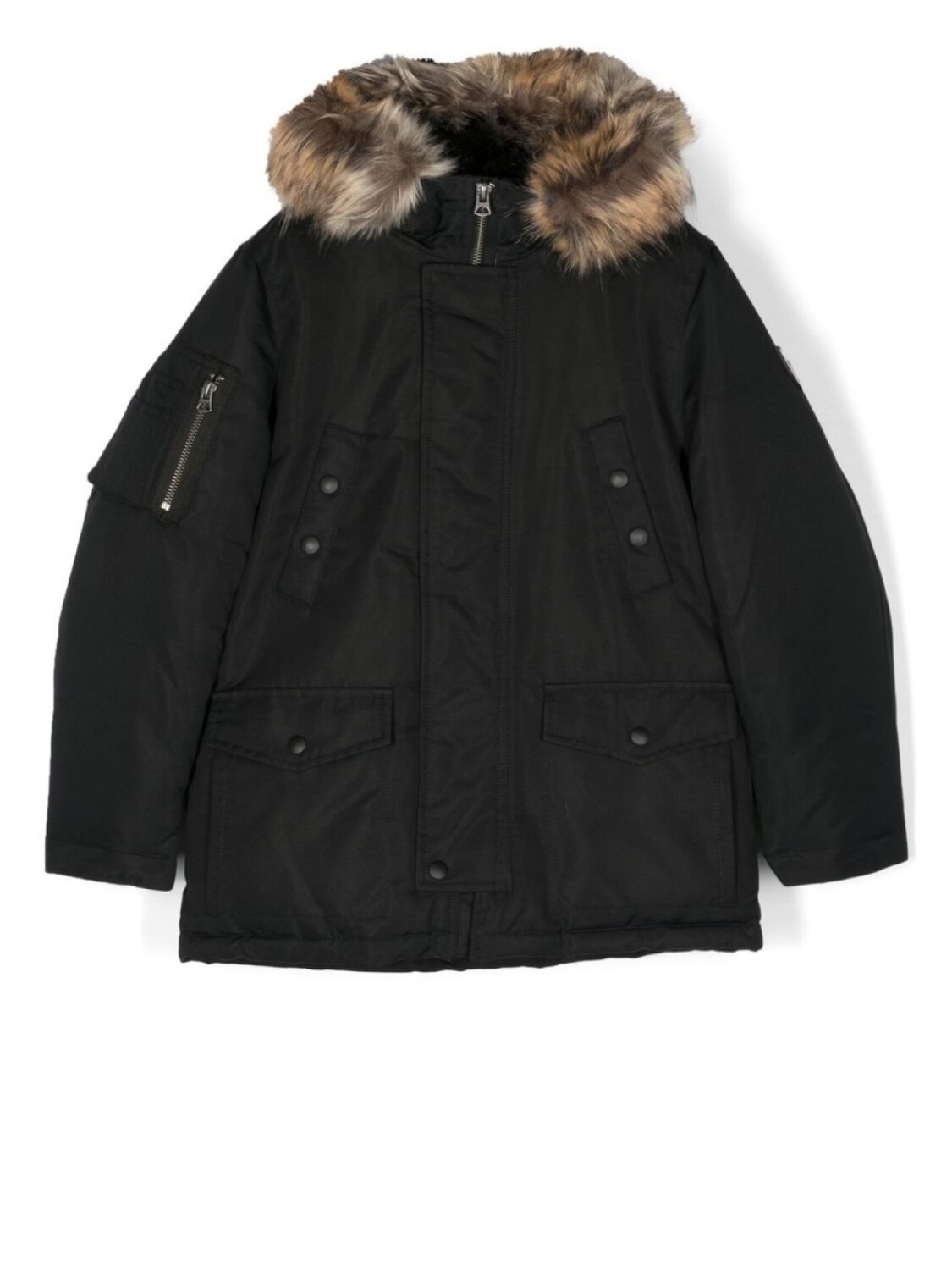 

Ralph Lauren парка в стиле милитари с капюшоном, черный