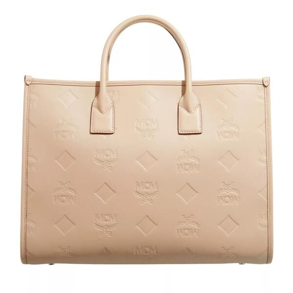 

Сумка-тоут munchen eb maxi mn leather tote large irish Mcm, бежевый