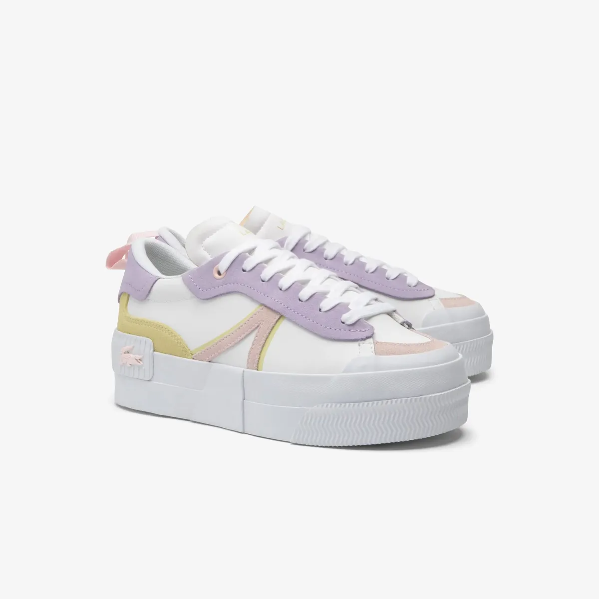 

Кроссовки Lacoste "L004 PLATFORM 124 2 CFA", цвет Wht/Pnk
