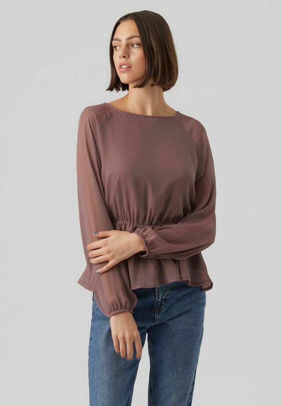 

Блузка Vero Moda, коричневый