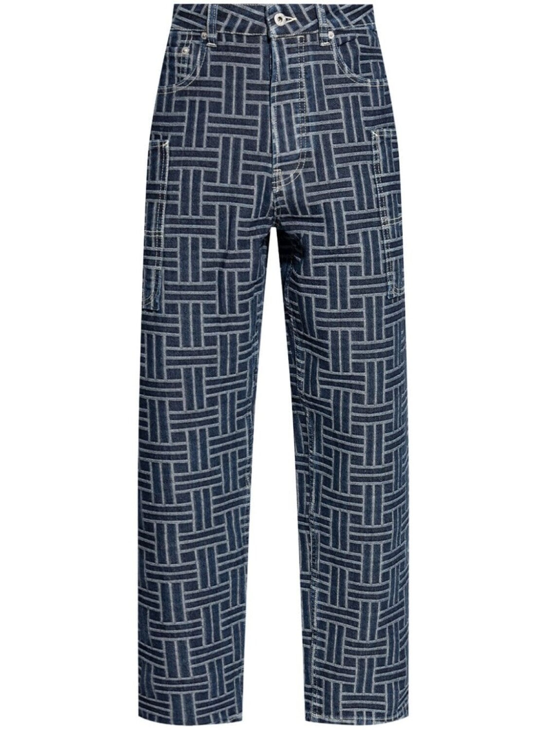 

Kenzo хлопковые джинсы с логотипом, синий