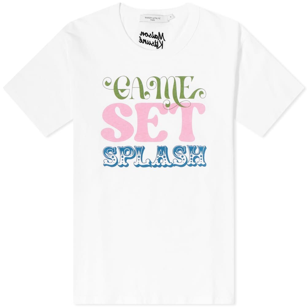 

Футболка Maison Kitsune Game Set Splash Comfort, белый
