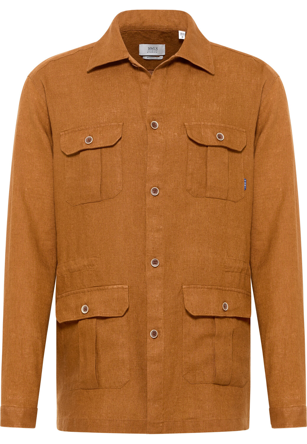 

Рубашка Eterna Overshirt MODERN FIT, цвет caramell