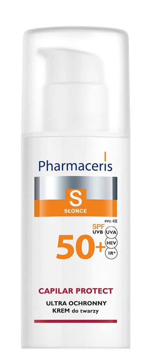 Pharmaceris S Capilar Protect SPF50+ защитный крем с фильтром, 50 ml