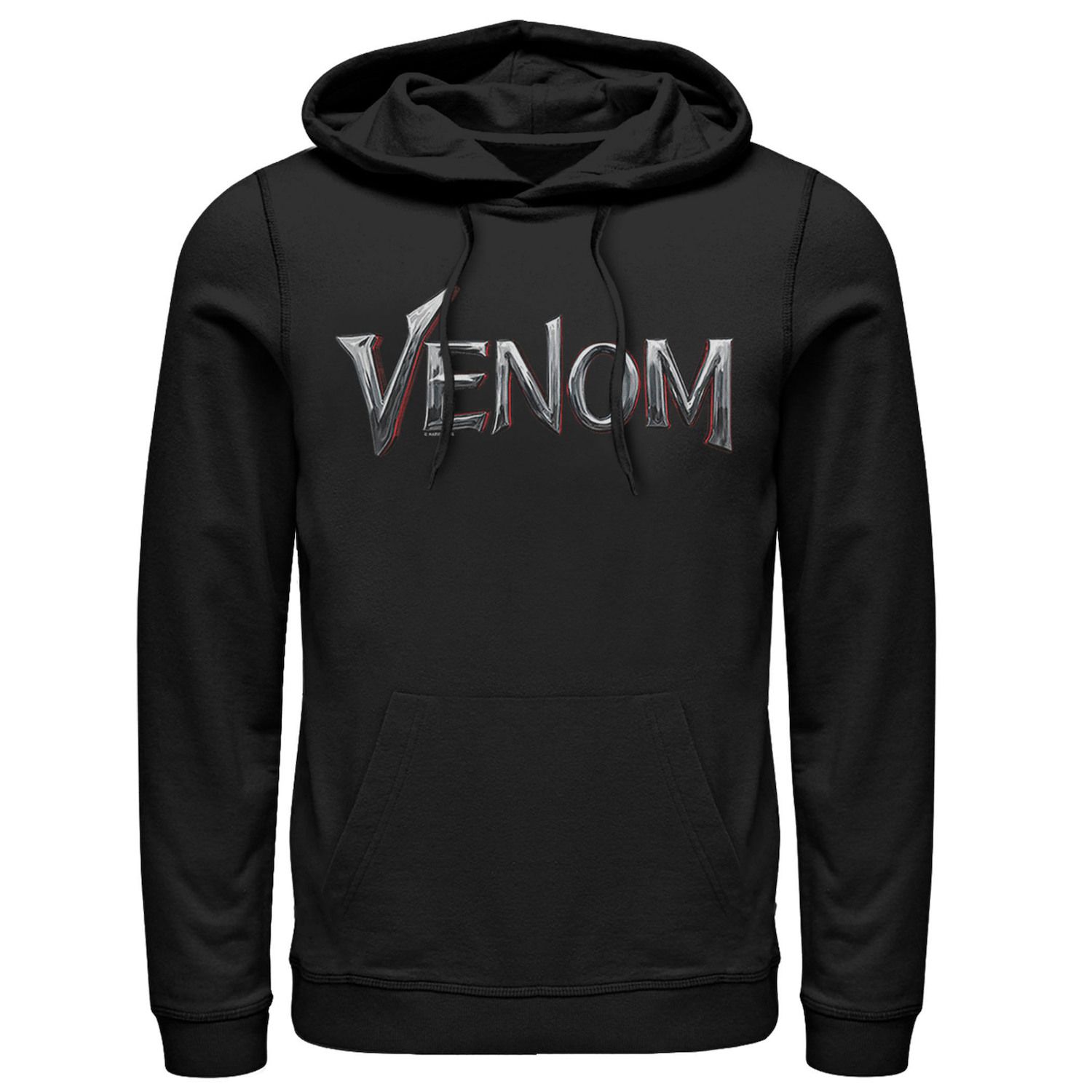 Мужская худи с графическим рисунком и логотипом Marvel Venom Chrome