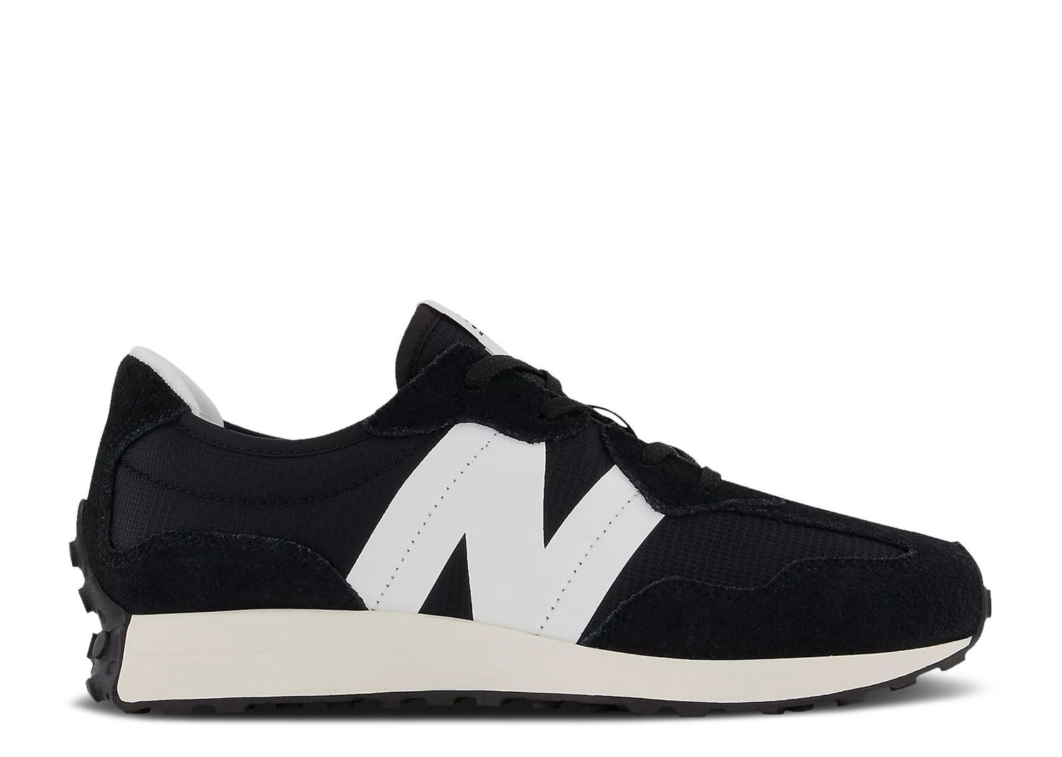 

Кроссовки New Balance 327 Big Kid Wide 'Black White', черный