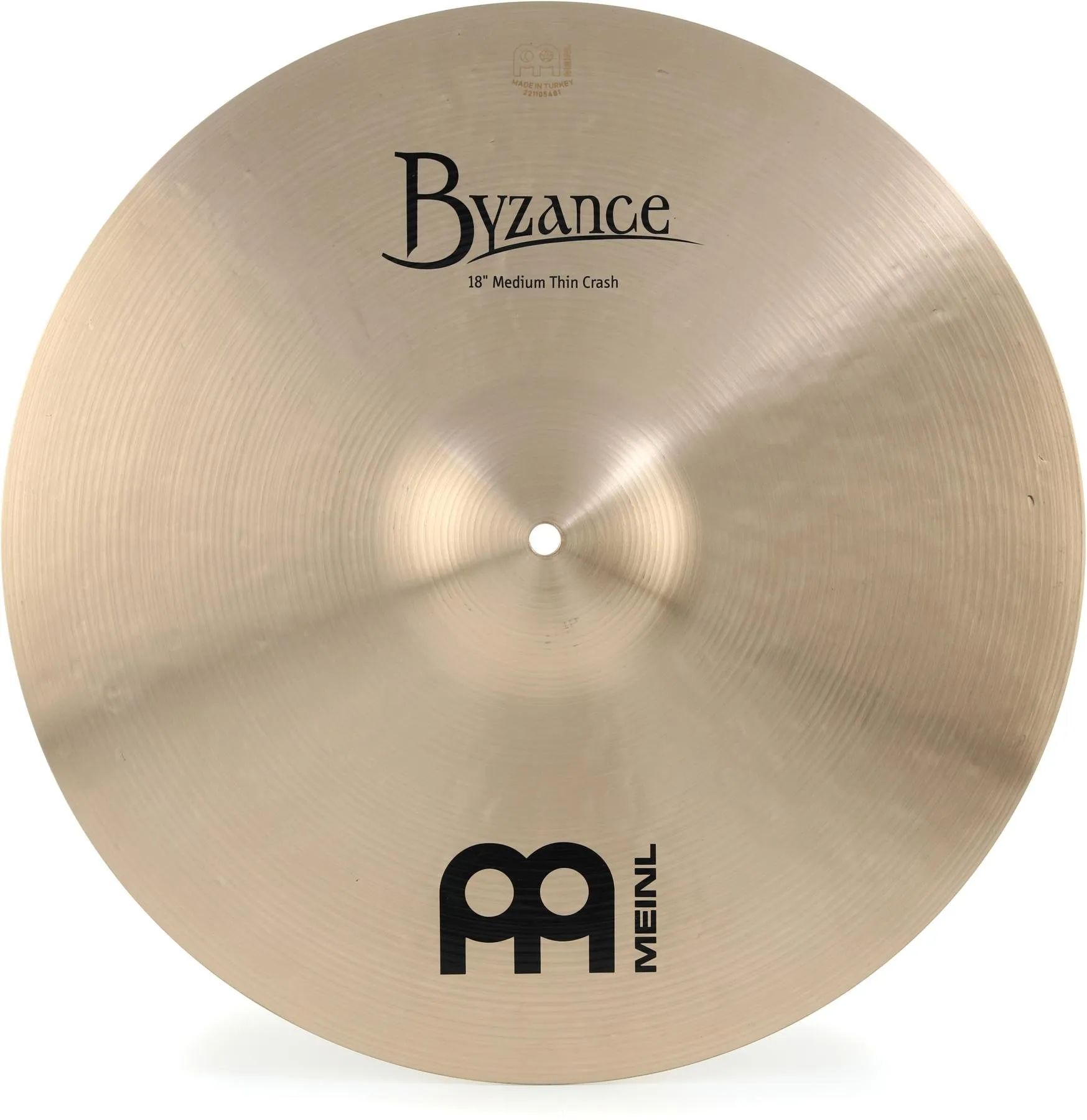 

Тарелки Meinl Byzance Традиционные средние тонкие тарелки Crash - 18 дюймов