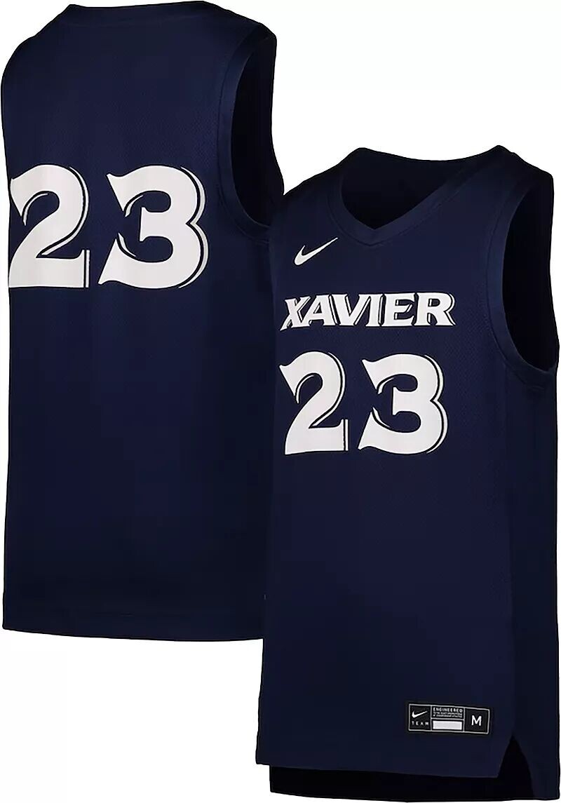 

Синяя реплика баскетбольной майки Nike Youth Xavier Musketeers # 23