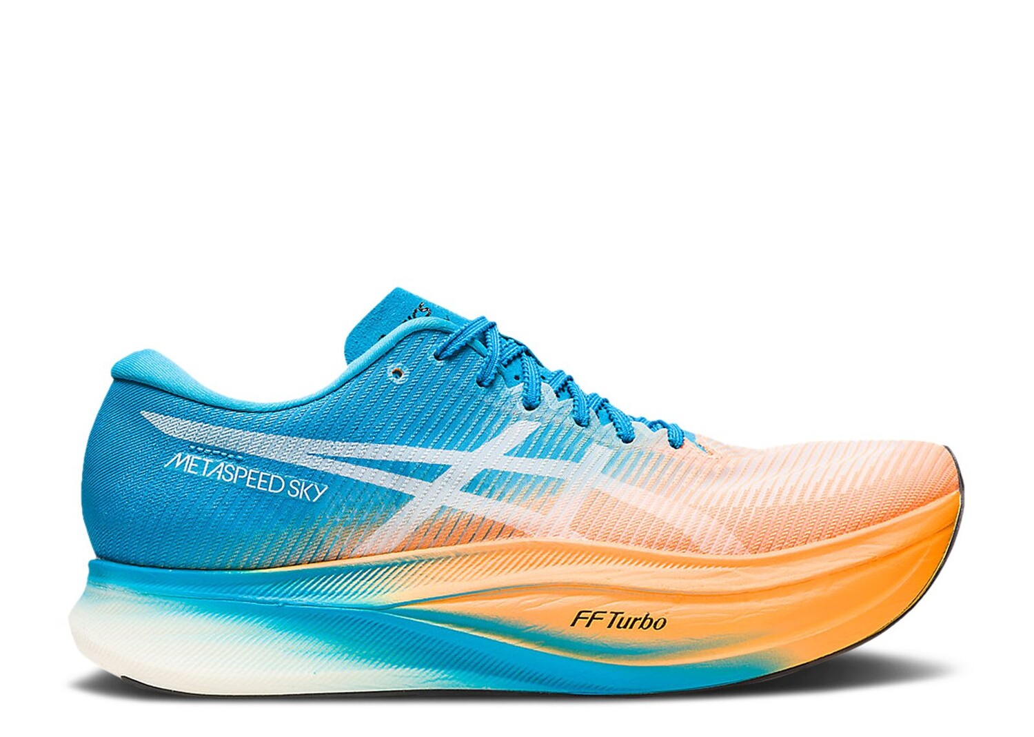 

Кроссовки ASICS Metaspeed Sky+ 'Orange Pop Island Blue', синий
