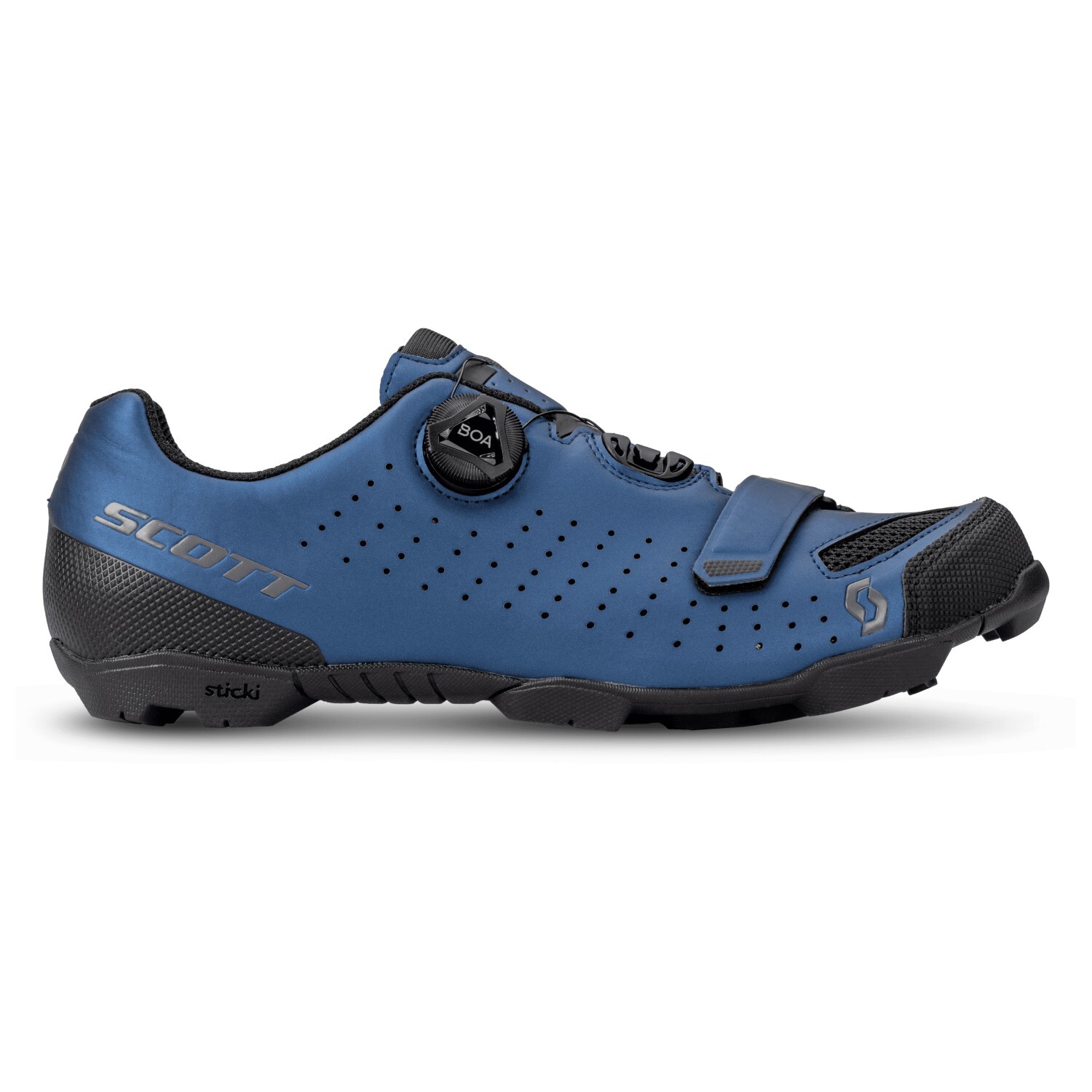 

Велосипедная обувь Scott MTB Comp Boa, цвет Metallic Blue/Black