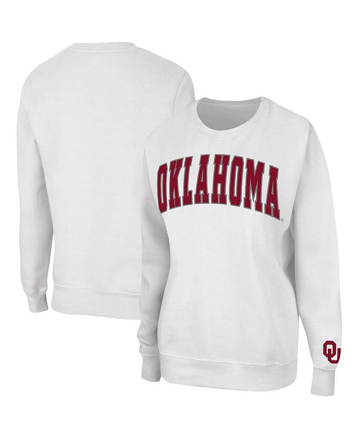 

Женский белый пуловер-свитшот Oklahoma owners Campanile Colosseum, белый