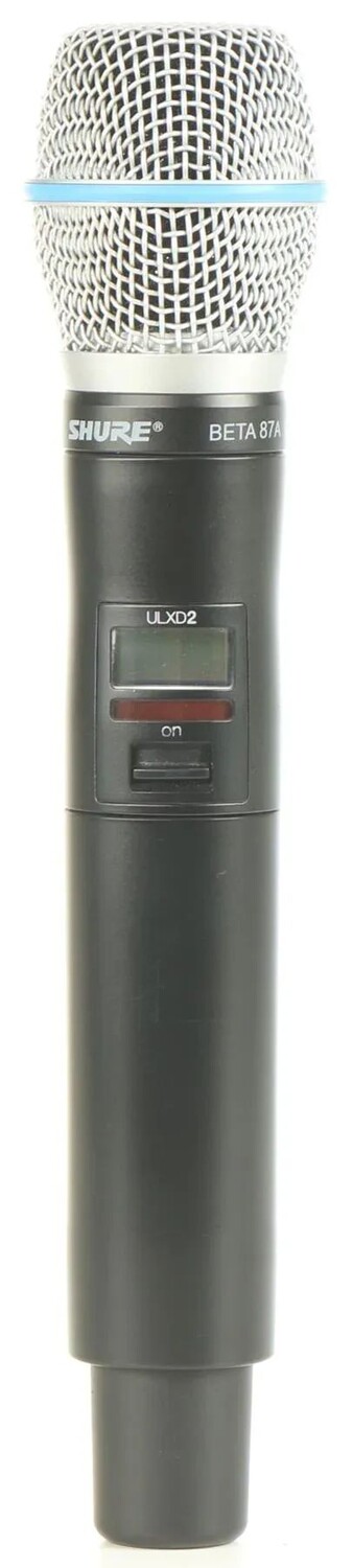 

Беспроводной ручной микрофонный передатчик Shure ULXD2/B87A — используется диапазон H50
