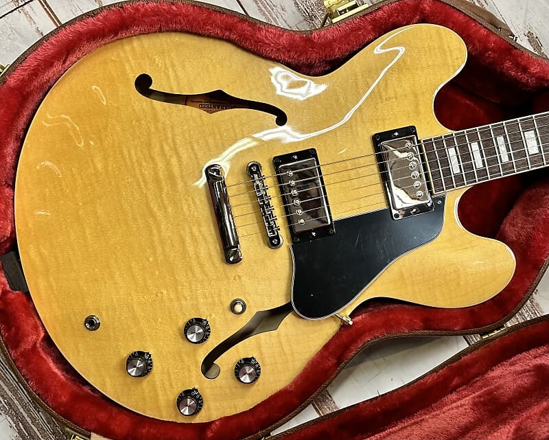 

Электрогитара Gibson ES-335 Figured 2023 Antique Natural New Unplayed Auth Dlr 8lb 8oz #208