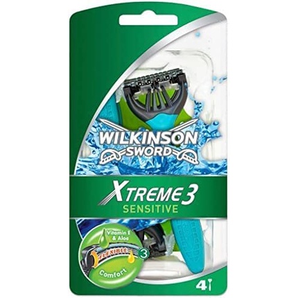 Одноразовая бритва Xtreme 3 Sensitive, Wilkinson Sword бритва безопасная одноразовая 3 sensitive 16шт