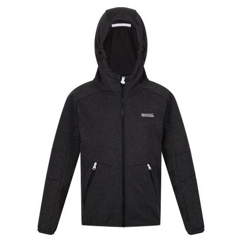 

Куртка Maxwell Softshell в крапинку для мальчиков и девочек, черная REGATTA, цвет negro, Черный