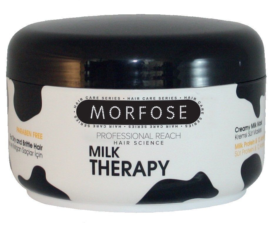 Молочная маска для волос Morfose Professional Reach Milk Therapy, 500 мл маска для сухих и ломких волос morfose milk therapy creamy milk mask 250 мл