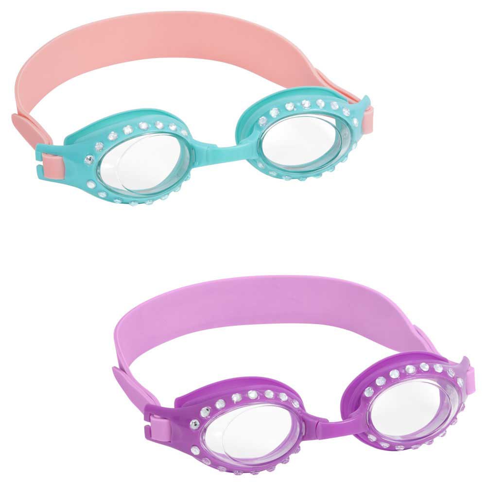 Очки для плавания Bestway Hydro Swim Sparkle´n Shine Junior, розовый маска для ныряния bestway sparkle n shine 22062 в ассортименте