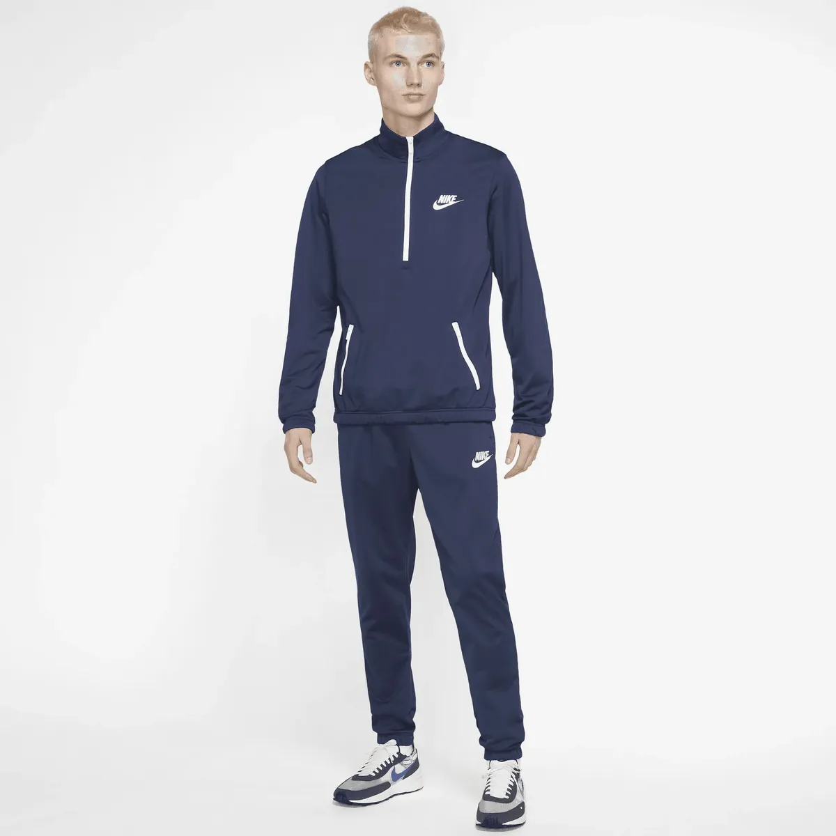 

Спортивный костюм Nike Sportswear "Sport Essentials Men's Poly-Knit Track Suit" (комплект, 2 шт.), белый