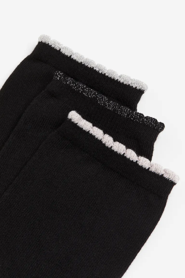 

Комплект из 5 пар носков H&M, черный