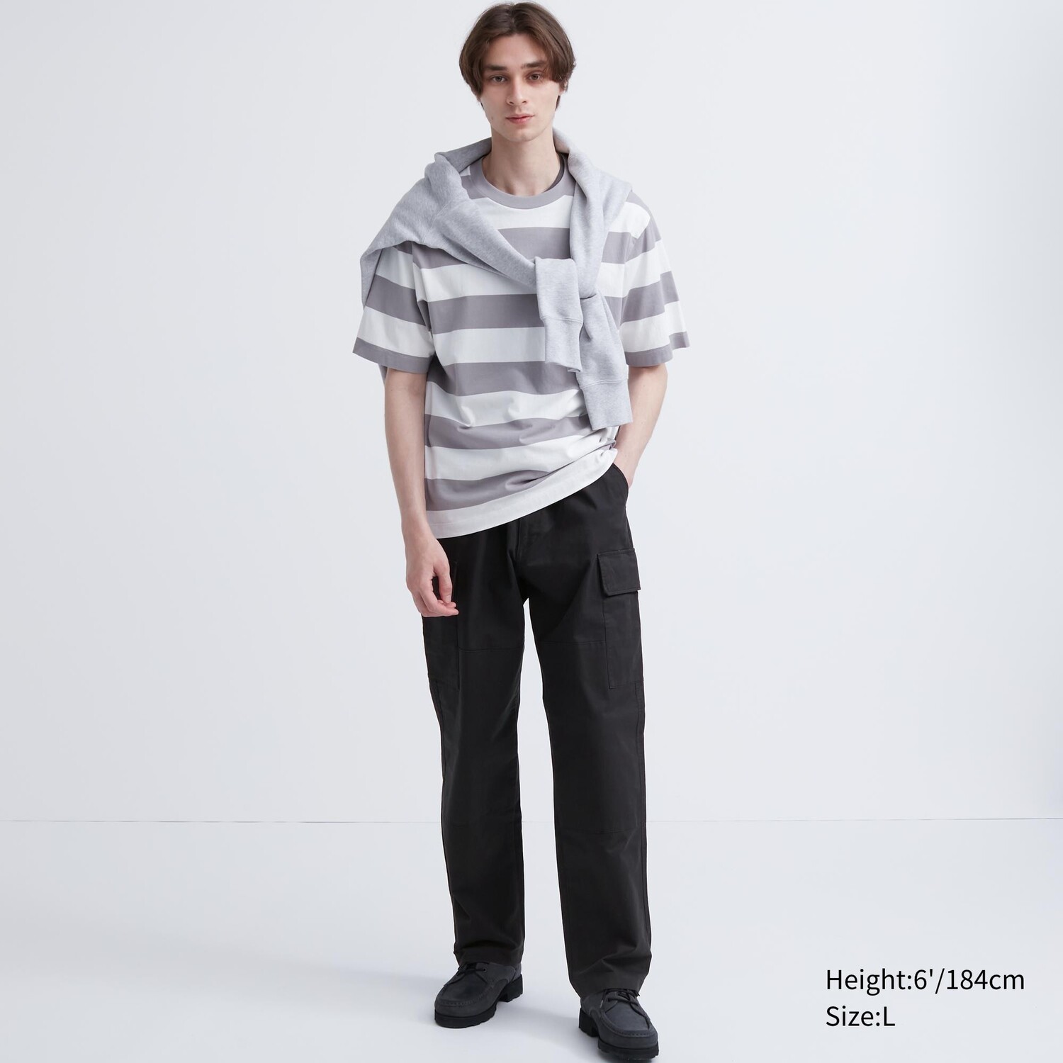 

Брюки-карго UNIQLO, черный