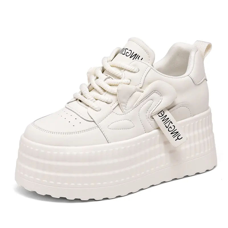 

Кроссовки NRDROFFICIAL Skateboarding Shoes Women's Low-top, бежевый/черный