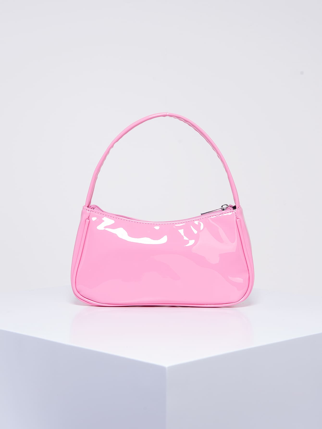 Минималистичная сумка-сэтчел Розовая сумка-хобо, детский розовый