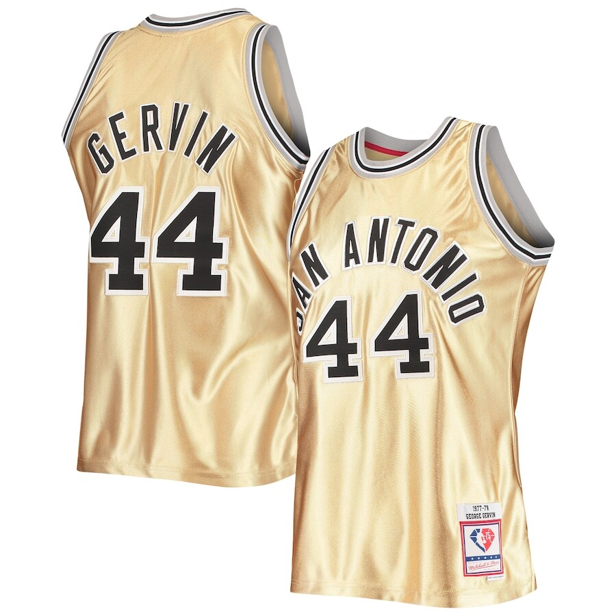 

Джерси Mitchell & Ness San Antonio Spurs, золотой