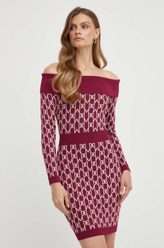 Платье Marciano Guess, бордовый платье marciano guess размер 40 бордовый
