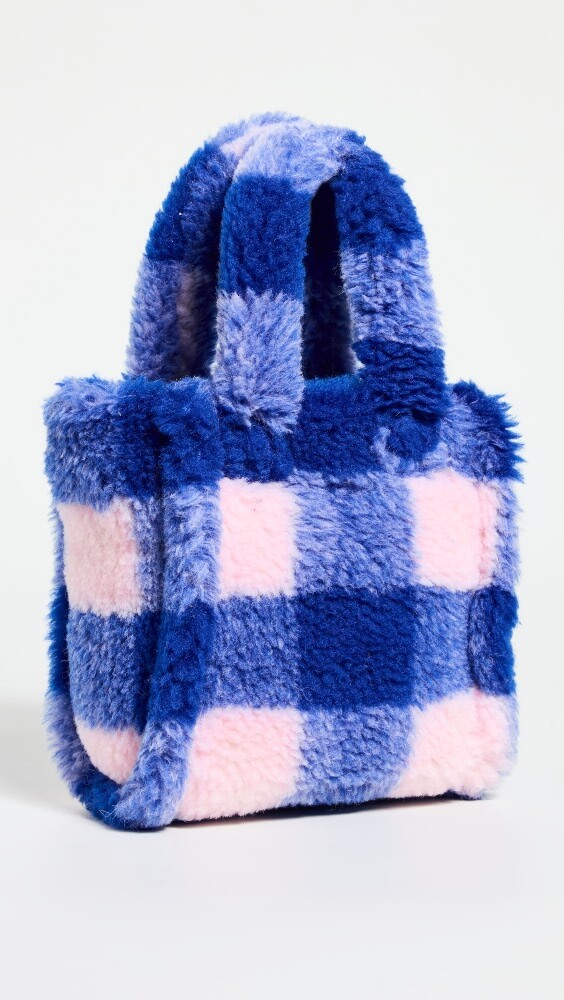 

Сумка-тоут STAND STUDIO Lizzie Faux Fur, синий