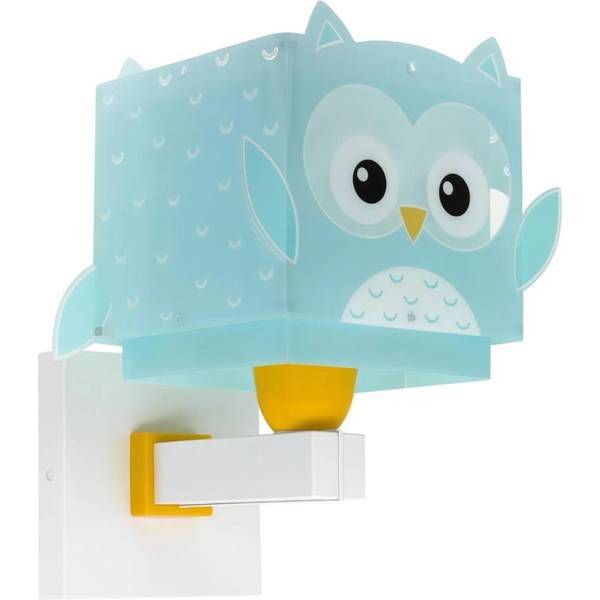 

Настенный светильник click-licht.de LITTLE OWL цвет blau weiß