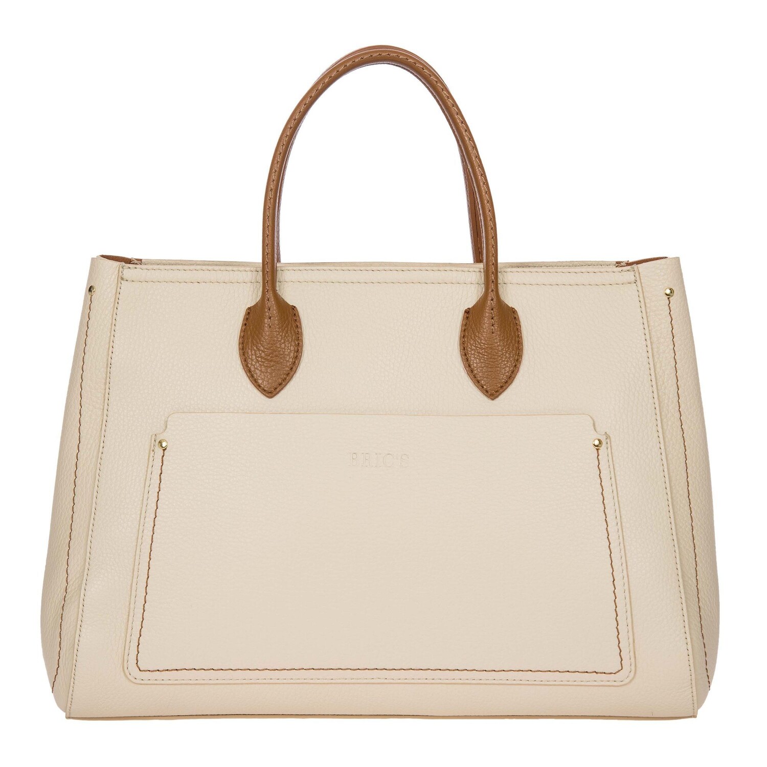 

Сумка BRIC`s Gondola Tulipano Handtasche Leder 38 cm, цвет cream caramel