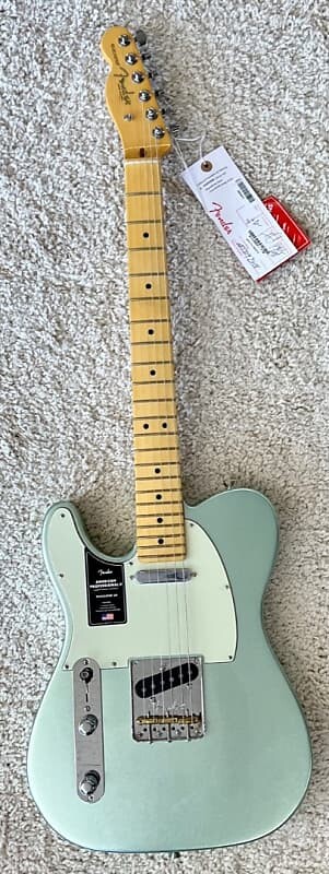 

Электрогитара Fender American Professional II Left-Handed Telecaster, Mystic Surf Green w/Case
