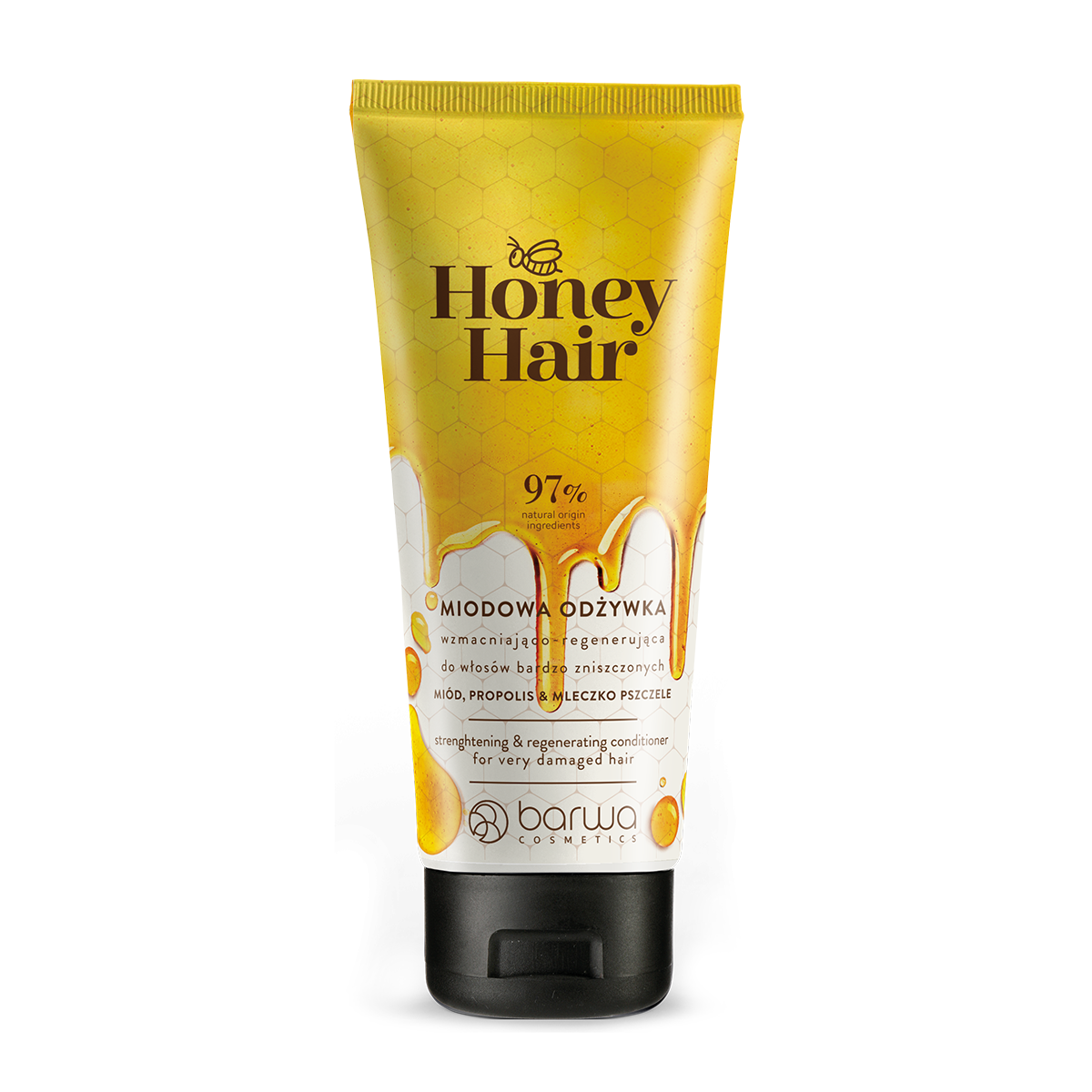 Укрепляющий и регенерирующий кондиционер для волос Barwa Honey Hair, 200 мл