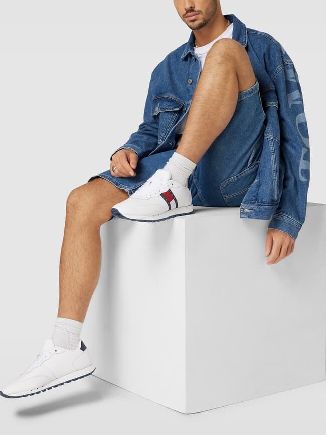 

Кроссовки с лейблом модели "TOMMY JEANS LEATHER RUNNE" Tommy Jeans, белый